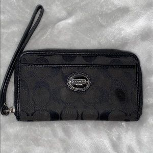Small coach wristlet